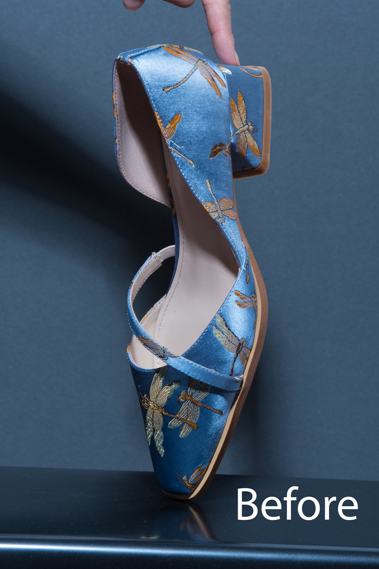 services 12 shoe Product Editing Before